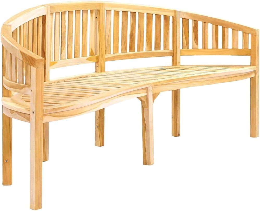 Weather‑Resistant Teak Outdoor Garden Bench