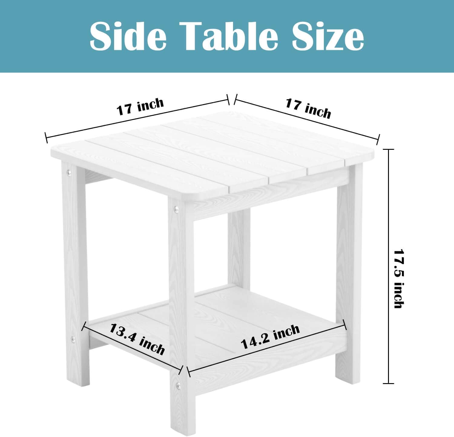 Weather‑Resistant Indoor Outdoor Side Table