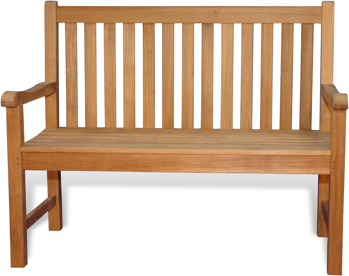 Weather‑Resistant Teak Outdoor Patio Bench