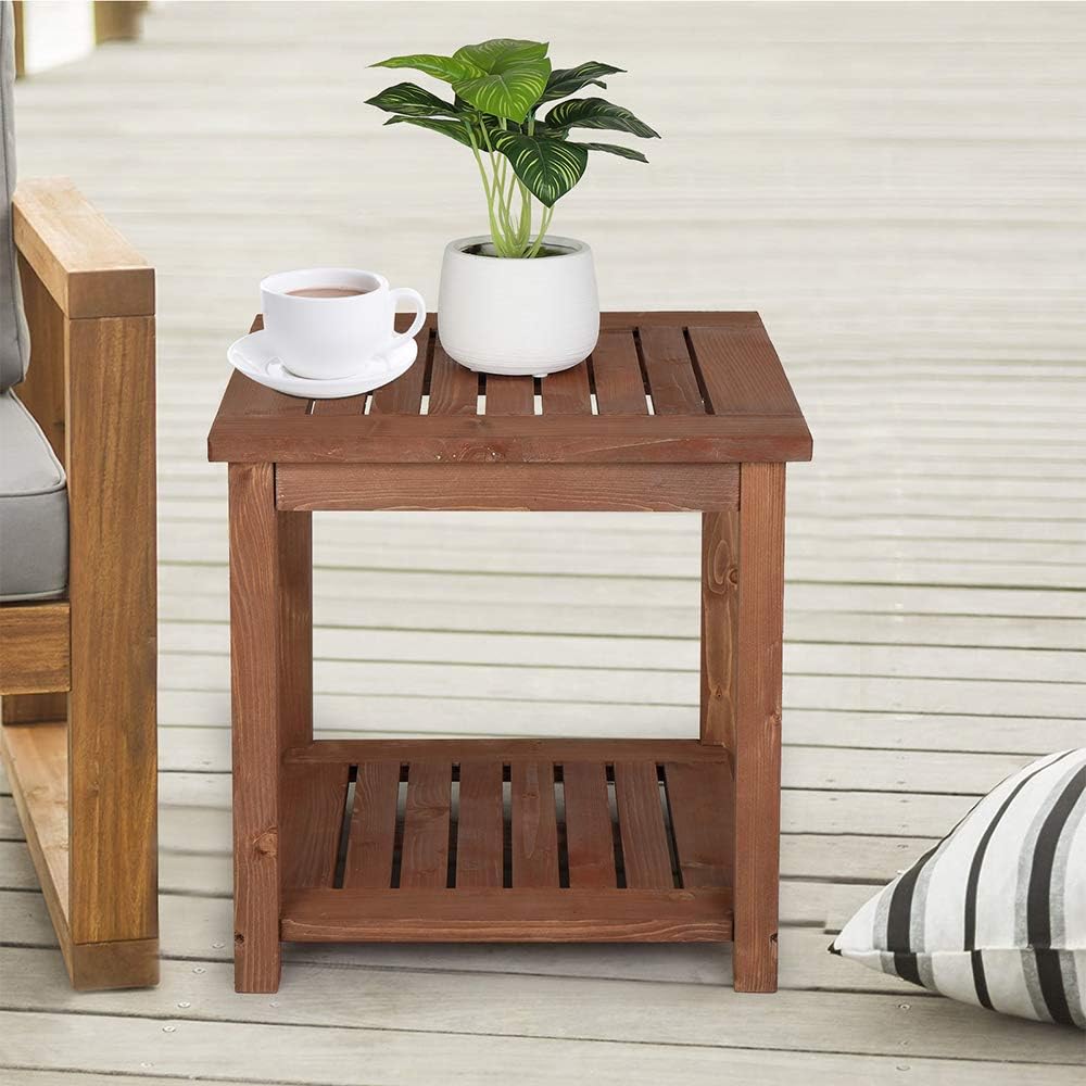 Weather‑Resistant Outdoor Adirondack Side Table