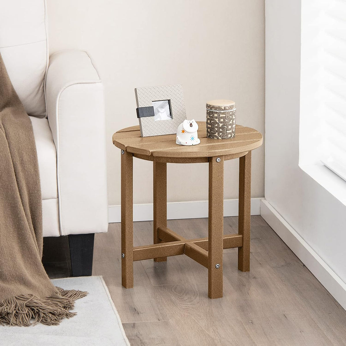 Weather‑Resistant HDPE Outdoor Side Table