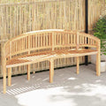 Weather‑Resistant Teak Outdoor Garden Bench