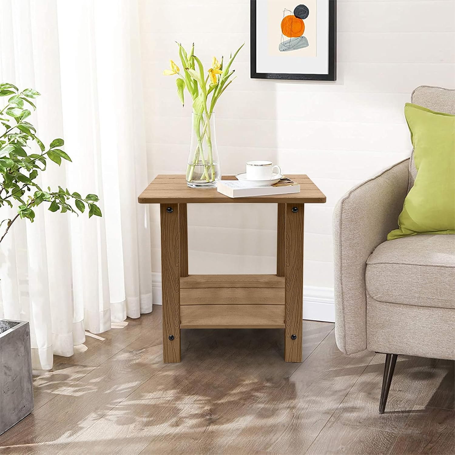 Weather‑Resistant Outdoor Adirondack Side Table