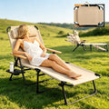 Adjustable Outdoor Folding Chaise Lounge Chair