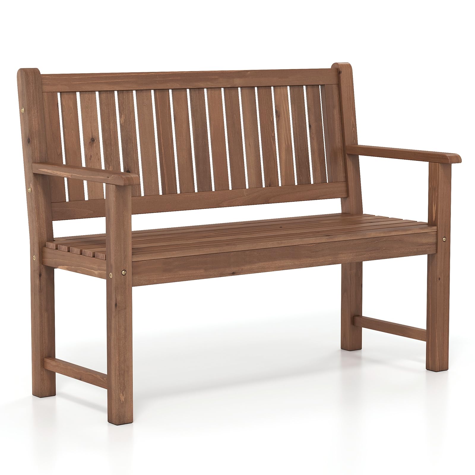 Fir Wood Outdoor Patio Garden Bench