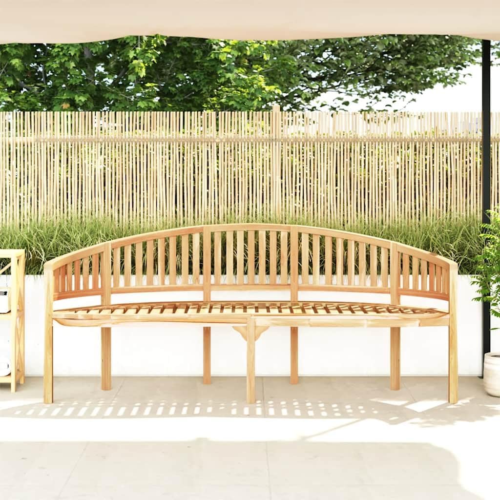 Weather‑Resistant Teak Outdoor Garden Bench