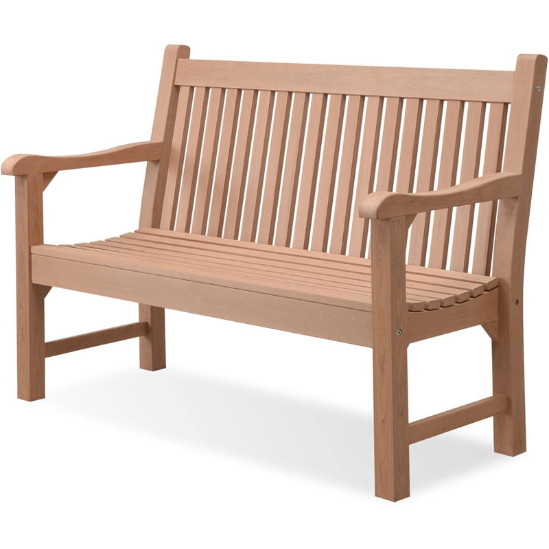 Heavy‑Duty Two‑Person Outdoor Garden Bench