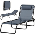 Folding Outdoor Patio Chaise Lounge Chair