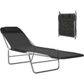 Foldable Outdoor Sun Tanning Lounge Chair