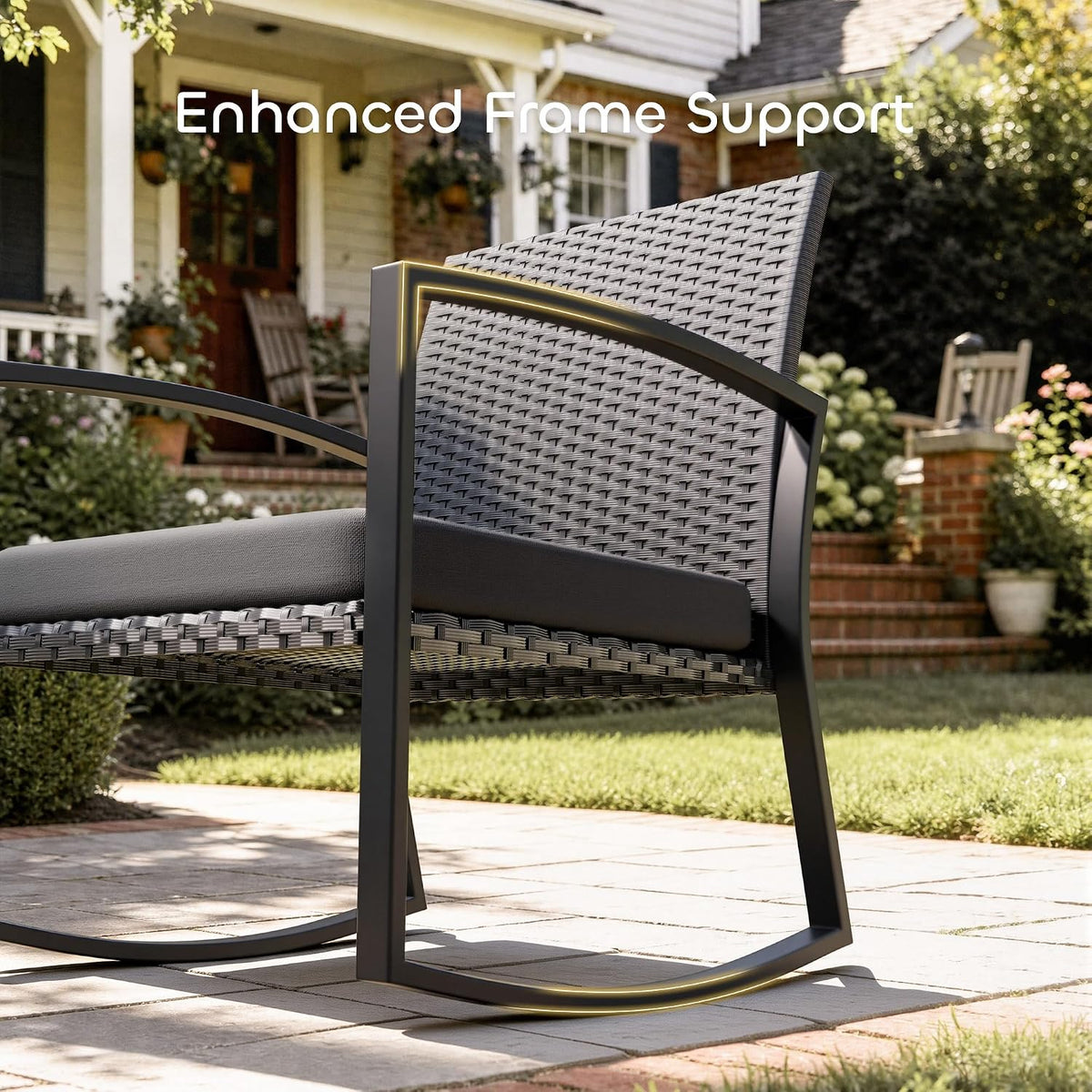 All‑Weather Wicker Patio Bistro Set