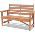 HDPE Outdoor Two‑Person Garden Bench