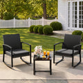 All‑Weather Wicker Patio Bistro Set