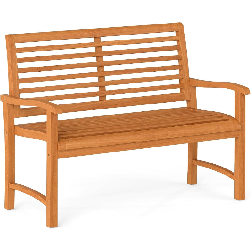Teak Wood Outdoor Patio Garden Bench