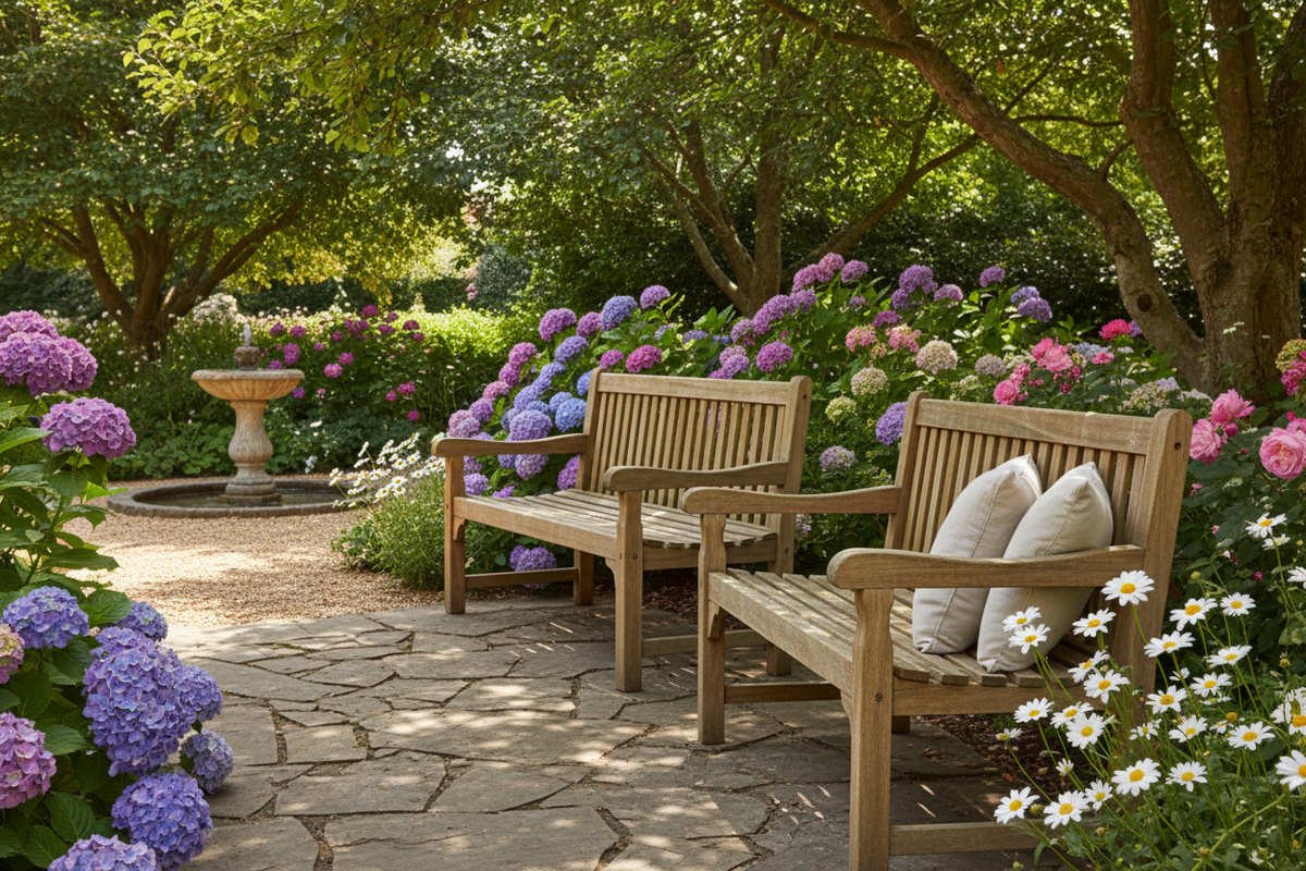 Teak Garden Benches